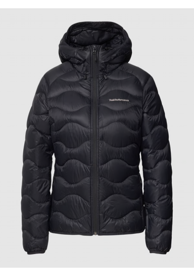PEAK PERFORMANCE Kurtka puchowa pikowana model ‘Helium Down Hood Jacket’ - czarny