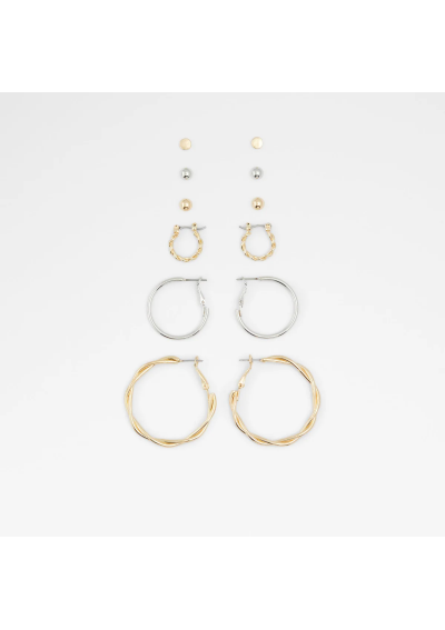 ALDO Rhibeth Zestaw wielu kolczyków w kształcie kółek