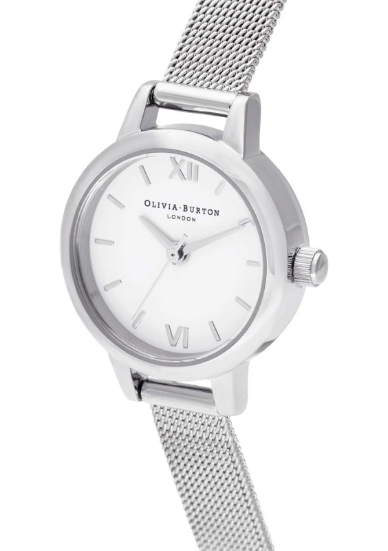 OLIVIA BURTON MINI DIAL ZEGAREK DAMSKI Z BIAŁĄ TARCZĄ - OB16MC60