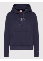 Tommy Jeans Bluza Essential Logo DW0DW11820 Granatowy Regular Fit