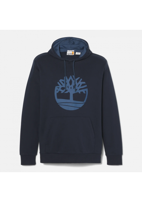 Timberland – Męska bluza Northwood Tree Logo Brushback TB0A626U-433 Niebieska