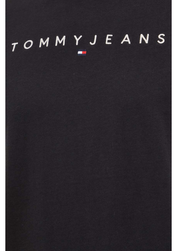 Tommy Jeans t-shirt bawełniany czarna