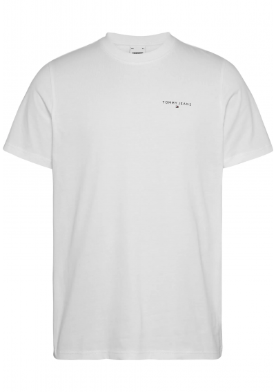 Tommy Jeans t-shirt męski biały DM0DM18555