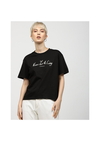 Calvin Klein Jeans J20J224909 Czarny t-shirt