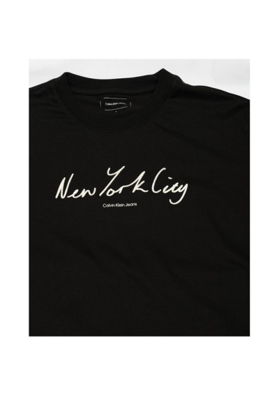 Calvin Klein Jeans J20J224909 Czarny t-shirt