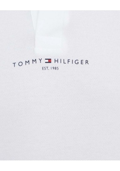 Tommy Hilfiger polo męski kolor biały z nadrukiem MW0MW34841