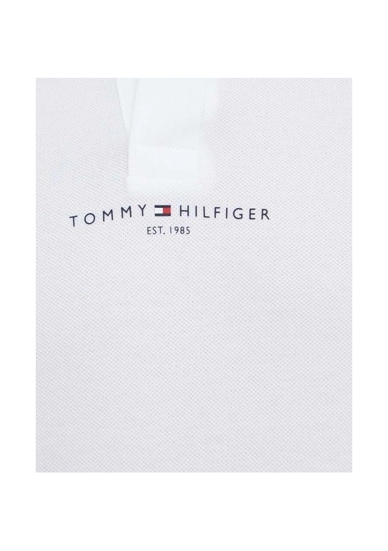 Tommy Hilfiger polo męski kolor biały z nadrukiem MW0MW34841