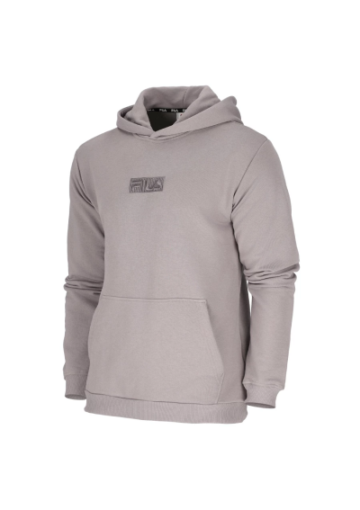 Fila Bluza męska z kapturem kangurka FAM0159-80028 L Jasnoszara