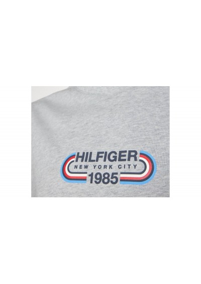 Tommy Hilfiger t-shirt bawełniany męski szary