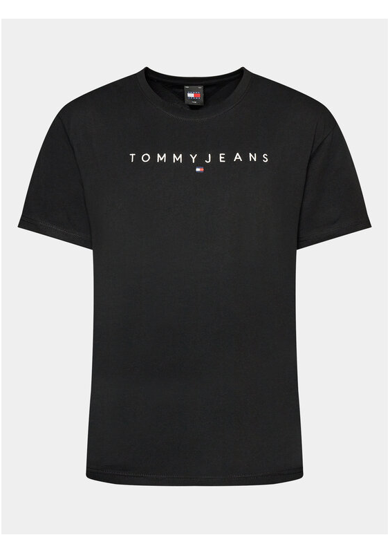 Tommy Jeans t-shirt bawełniany czarna