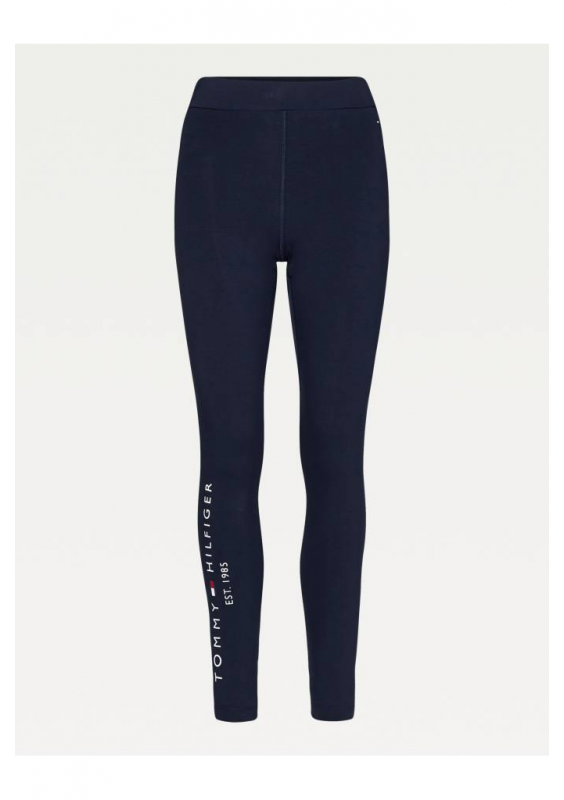 Tommy Hilfiger Legginsy Granatowe