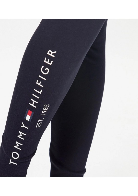 Tommy Hilfiger Legginsy Granatowe