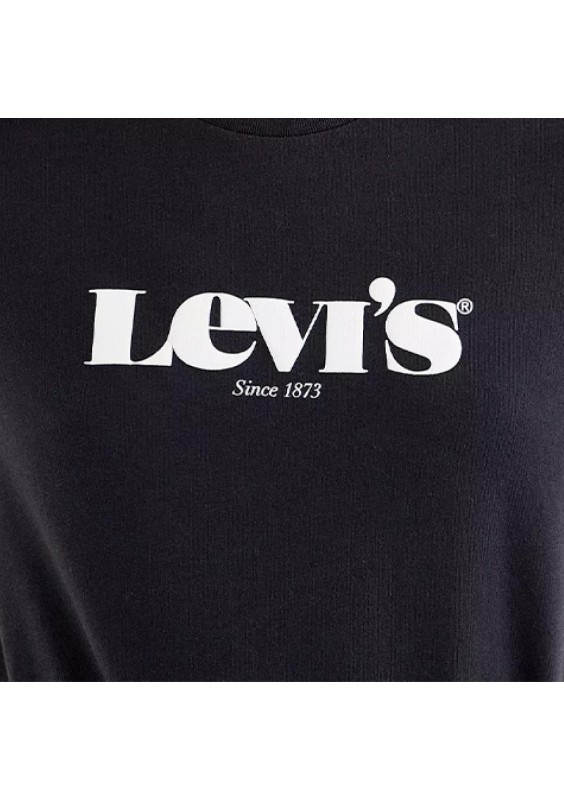 LEVISA T-Shirt damski czarny Levis czarny