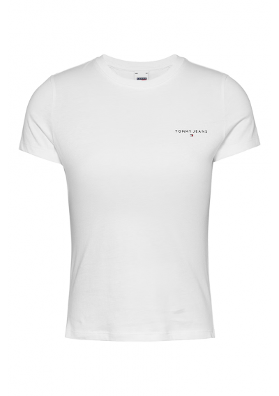 Tommy Jeans t-shirt bawełniany damski kolor biały DW0DW18785