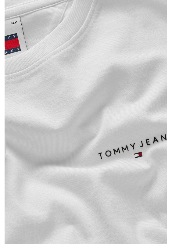 Tommy Jeans t-shirt bawełniany damski kolor biały DW0DW18785