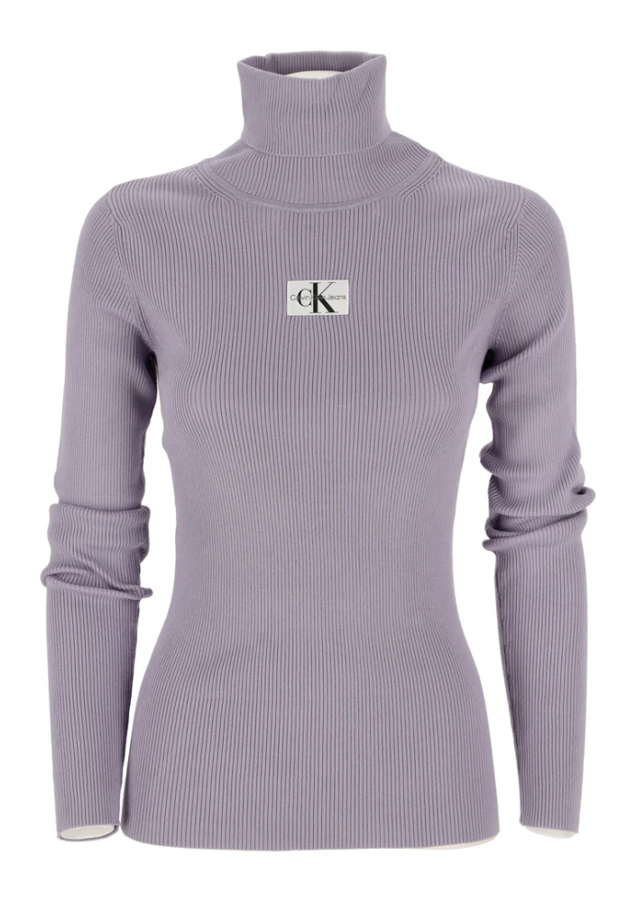 Calvin Klein Fioletowy golf damski