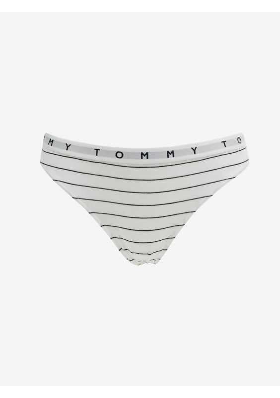 TOMMY HILFIGER Stringi z detalami z logo w zestawie 3 szt.