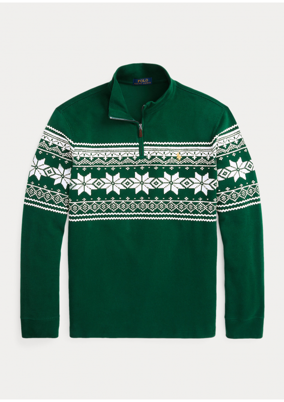 POLO RALPH LAUREN Sweter ze ściągaczami Snowflake Estate