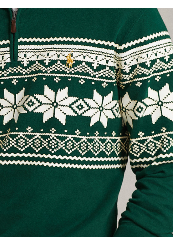 POLO RALPH LAUREN Sweter ze ściągaczami Snowflake Estate