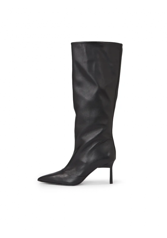 Calvin Klein Kozaki Geo Stiletto Knee Boot 70 HW0HW01691 Czarny