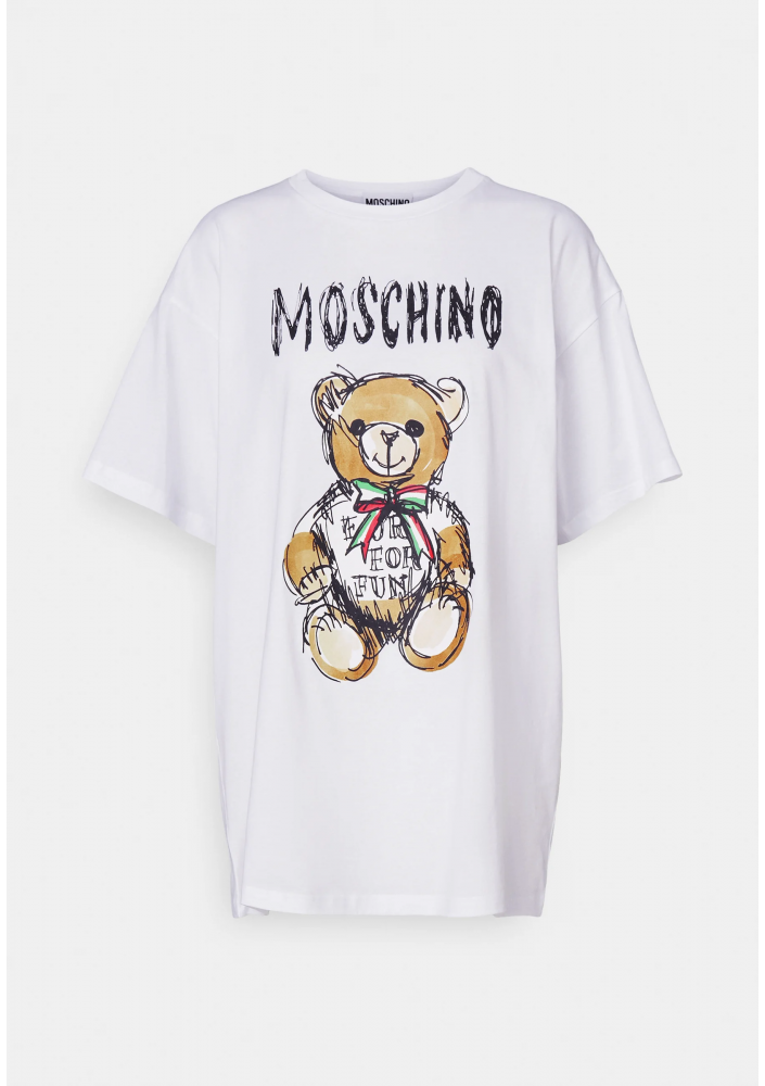 MOSCHINO T-shirt z nadrukiem