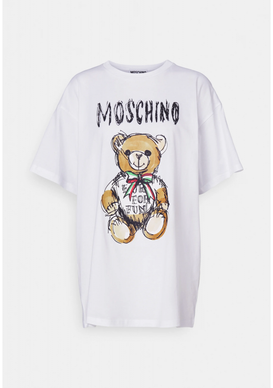 MOSCHINO T-shirt z nadrukiem