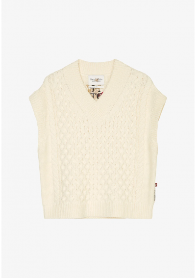 Marc O&#039;Polo LESS V- CABLE STRUCTURE - Sweter