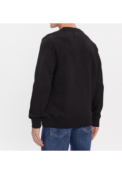 Calvin Klein Jeans Bluza Embro Badge J30J325270 Czarny Regular Fit