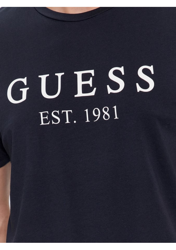 Guess T-Shirt Granatowy U4RI22 K6YW0