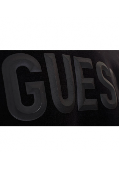 Guess Męska bluza z kapturem i logo 3d