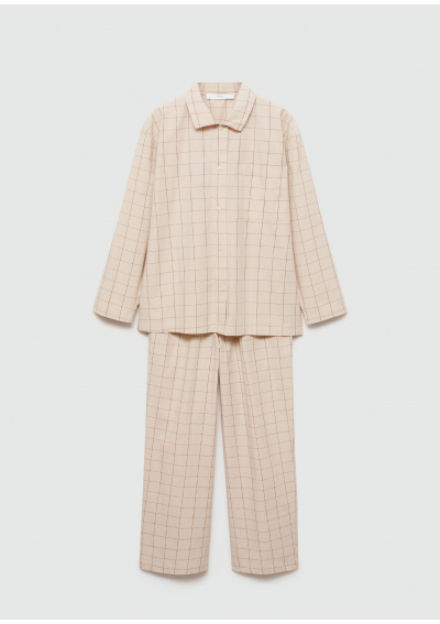 Mango Piżama dwuczęściowa w kratę