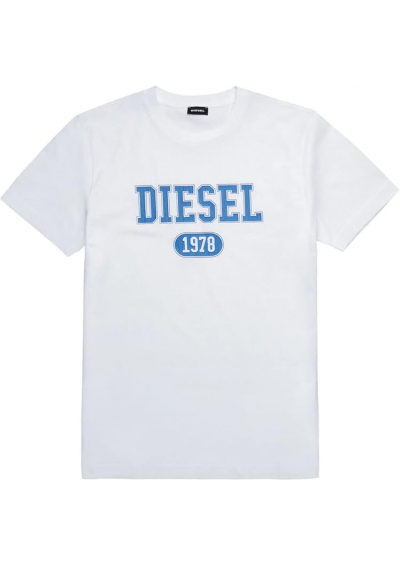 Diesel Koszulka Męska Biała T-DIEGOR-K46
