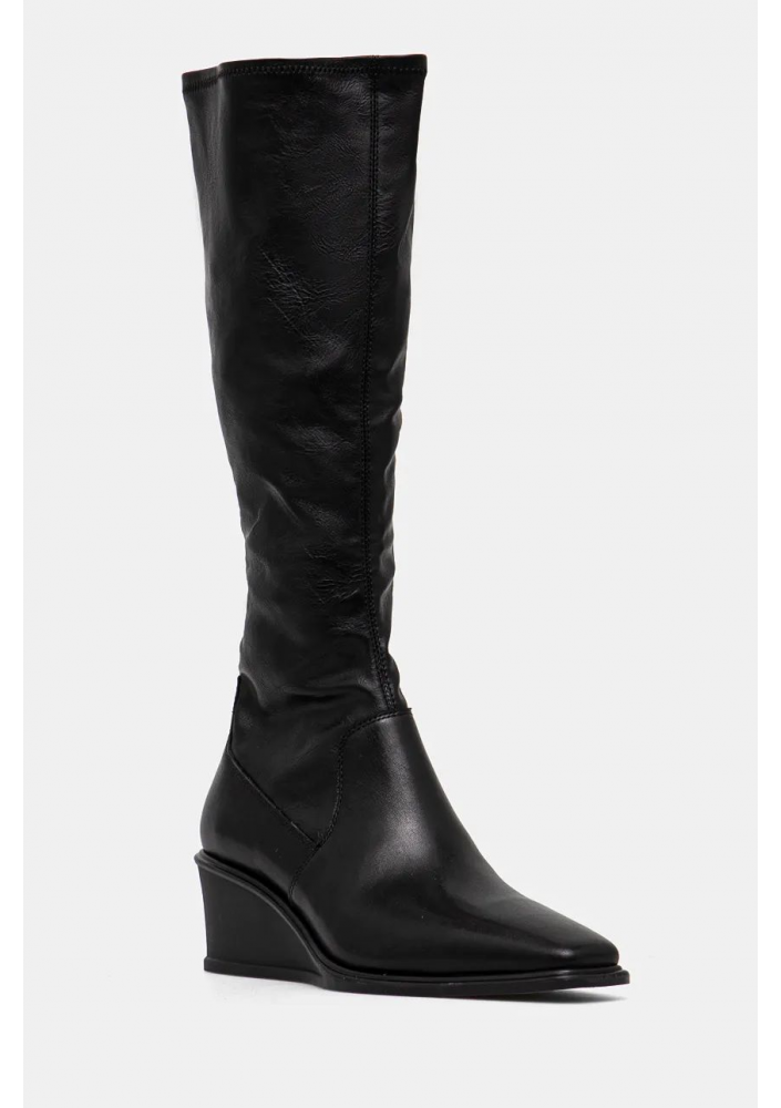 Vagabond Shoemakers kozaki AINO damskie kolor czarny na koturnie 5829-102-20