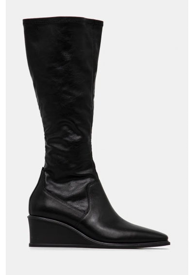 Vagabond Shoemakers kozaki AINO damskie kolor czarny na koturnie 5829-102-20