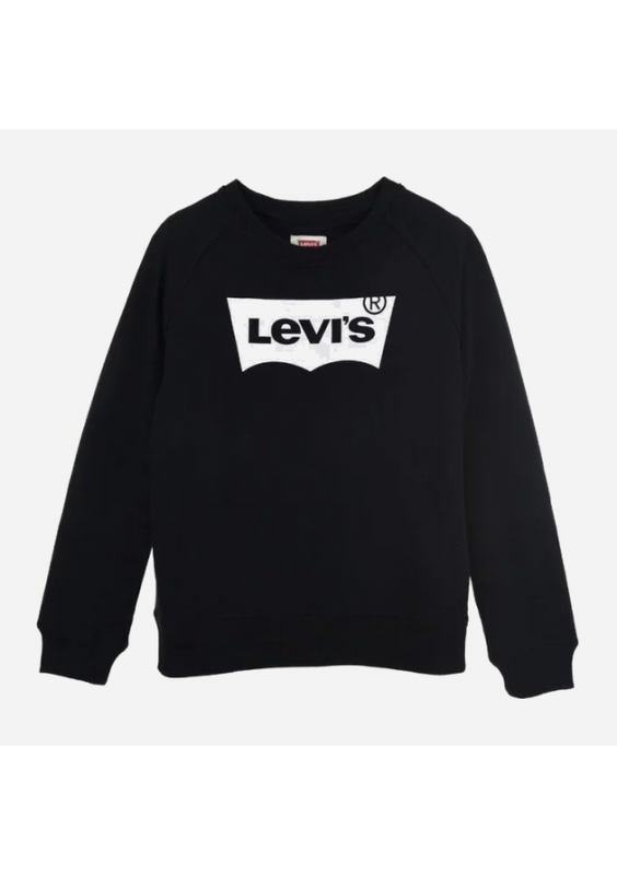 Levi's Bluza bez kaptura młodzieżowa dziewczęca 4E6660-023 Czarna