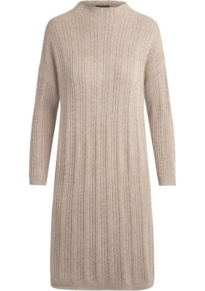 APART Fashion Sukienka Kobiety Sukienka z dzianiny ze wzorem warkocza