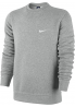 Nike Mens Crew-Neck Sweatshirt Grey/White 611467-063