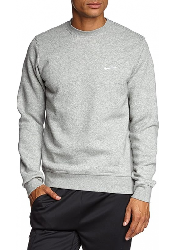 Nike Mens Crew-Neck Sweatshirt Grey/White 611467-063