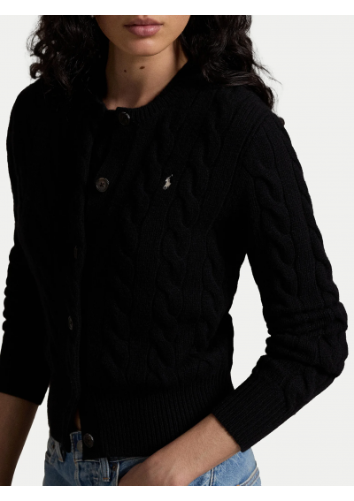 Polo Ralph Lauren Kardigan 211910443011 Czarny Regular Fit