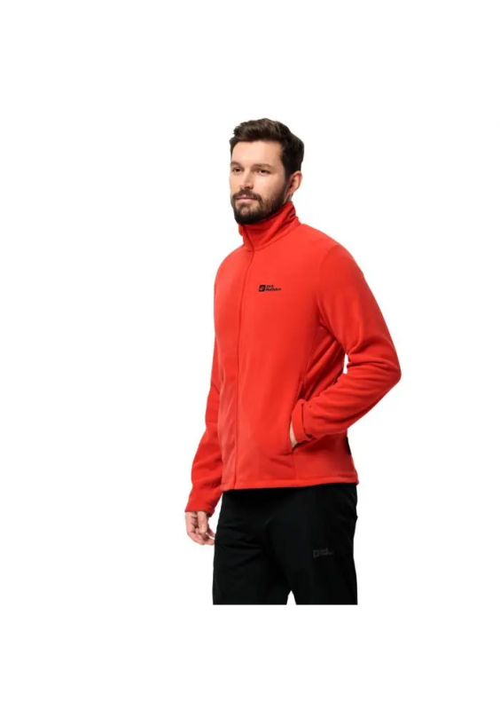 Jack Wolfskin Męska bluza polarowa TAUNUS FZ M red glow