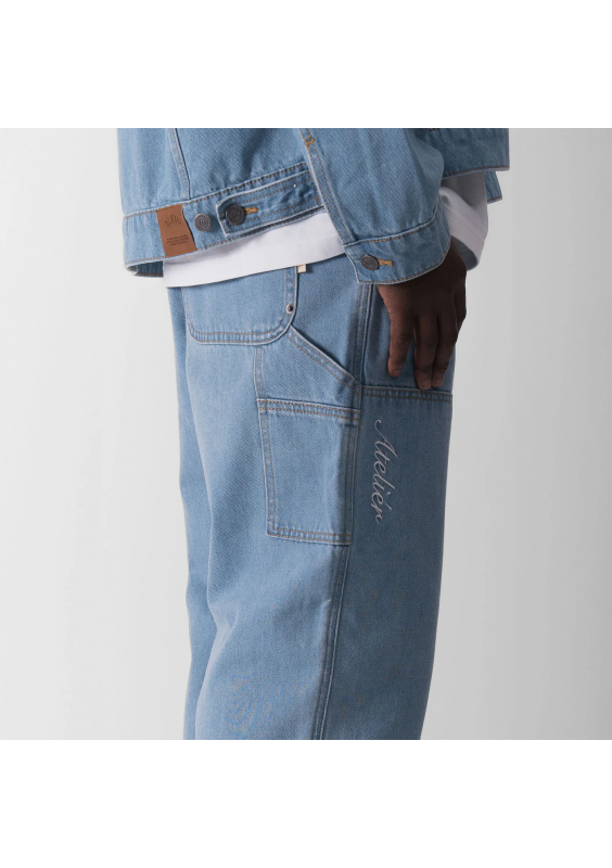 BLKVIS JEANSY DENIM Z PODWÓJNYMI KOLANAMI ATELIÉR – VICTORIA BLUE