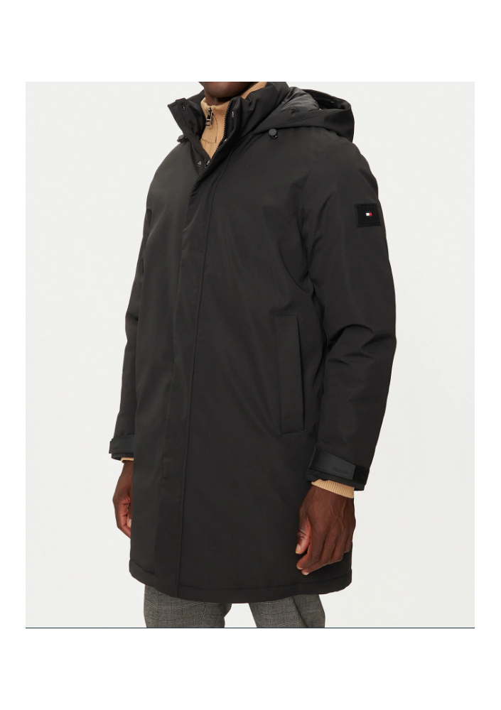 Tommy Hilfiger Parka MW0MW37369 Czarny Regular Fit
