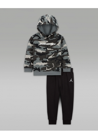 Jordan MVP Dwuczęściowy dzianinowy zestaw z bluzą z kapturem moro dla niemowląt