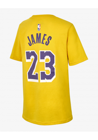 Nike NBA LeBron James Los Angeles Lakers T-shirt dla chłopców