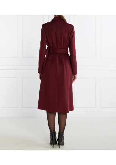 Patrizia Pepe Wełniany płaszcz