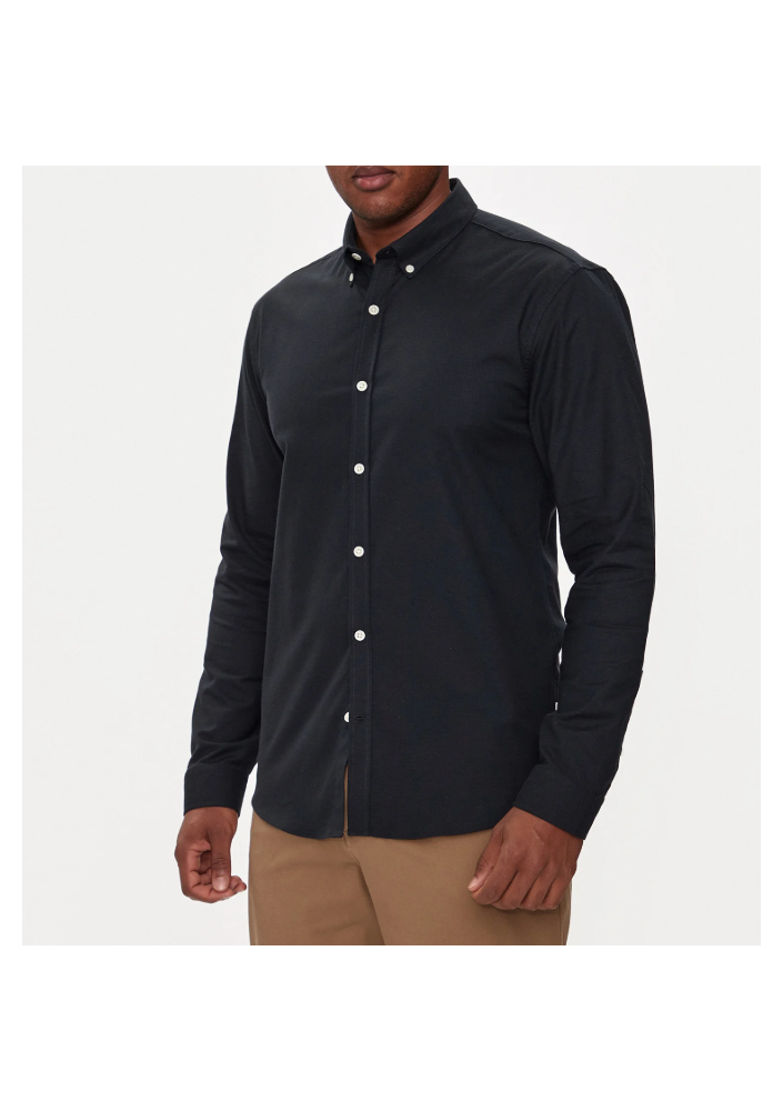Lindbergh Koszula 30-203174 Czarny Slim Fit