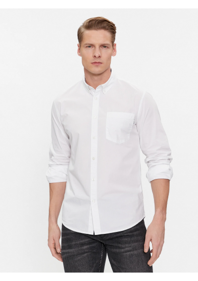 Pepe Jeans koszula bawełniana Prince męska kolor biały regular z kołnierzykiem button-down PM308270