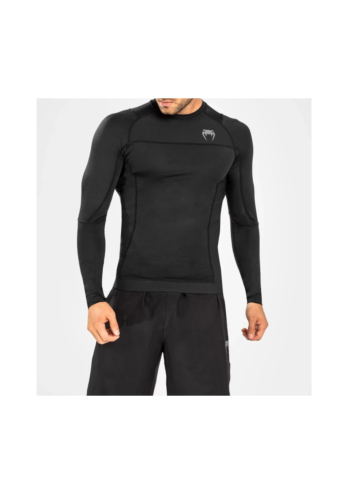 Venum Rashguard G-Fit AIR Długi Rękaw Czarny