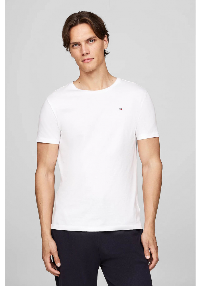 Tommy Hilfiger Zestaw 3 szt koszulek męskich bawełnianych białe