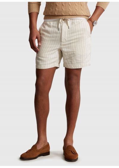 POLO RALPH LAUREN Szorty z mieszanki lnu